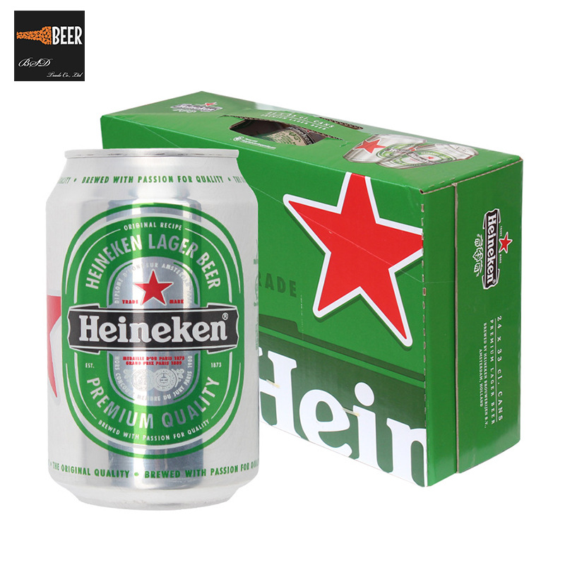荷兰进口喜力啤酒易拉罐 海尼根 Heineken 330ml24罐装